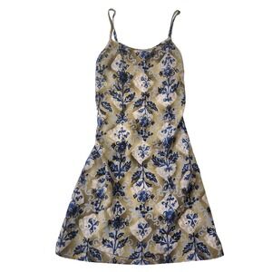 Vtg‎ California Concepts Dress Womens Size 7 Y2k 2000s Bratz Preppy Floral Party
